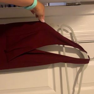 Maroon Jumpsuit